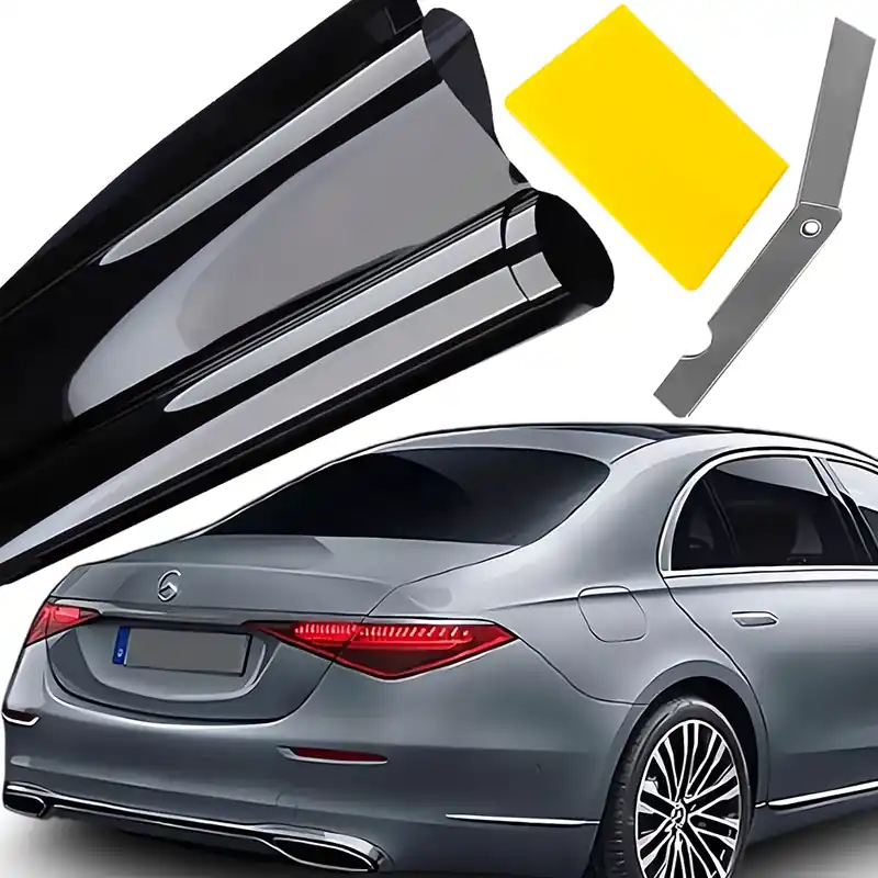 Oryginalny FOLIA DO PRZYCIEMNIANIA SZYB OKIEN 50 x 300 CM 85% PRZYCIEMNIAJĄCA NA SZYBY