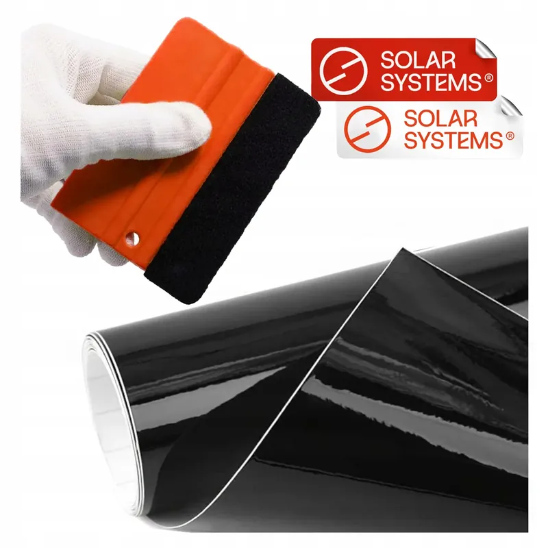 Folia Samochodowa Czarna Okleina 152x450cm Czarny Połysk Zmiana Koloru Niska cena