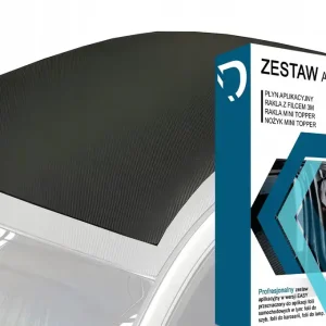 Zwrot pieniędzy FOLIA CARBON 3D na DACH MASKĘ 152x200cm + ZESTAW