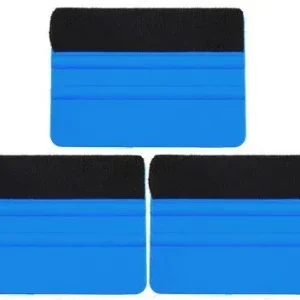 Oferta limitowana 3 SZT. RAKLA Z FILCEM DO FOLII NAKLEJEK GŁADZIK PACKA