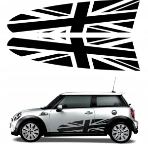 NAKLEJKI na AUTO WIELKA BRYTANIA MINI 180X44cm Ekspresowa dostawa