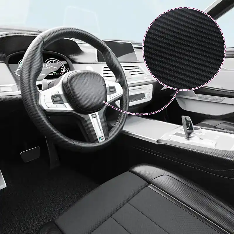 Autentyczny vidaXL Folie samochodowe 3D, 2 szt., czarne, 100x150 cm