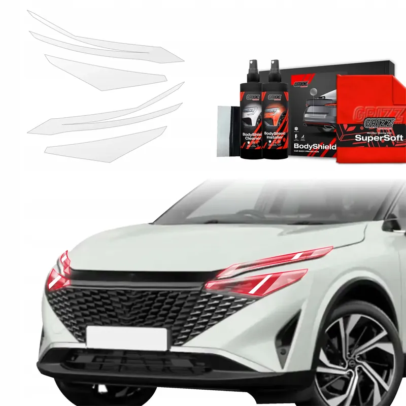 4w1 Folia okleina PPF na lampy do Nissan Qashqai 3 Facelift (2024-2025) Premium