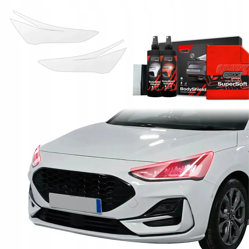 2w1 Folia PPF na lampy do Ford Focus ST-Line X Hatchback Facelift 2021-2025 Wysoka jakość