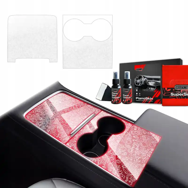 2w1 folia ochronna do wnętrza Tesla Model 3 (2021-2025) Bezbarwna Floral Ostatnia szansa