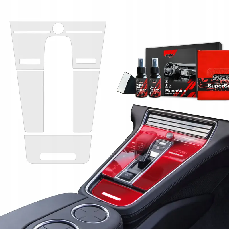 4w1 folia ochronna do wnętrza Porsche Panamera 2 (2016-2023) Antyodciskowa Ekspresowa dostawa