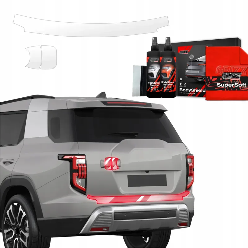 3w1 Folia okleina PPF na bagażnik i klamki do SsangYong Torres (2024-2025) Ostatnia szansa