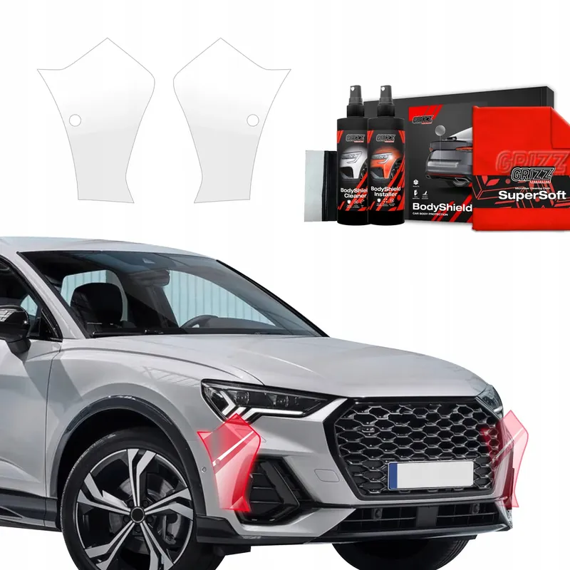 2w1 Folia okleina PPF na bok zderzaka do Audi Q3 (2018-2024) Grizz Oferta limitowana