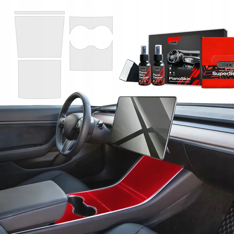 4w1 folia ochronna do wnętrza Tesla Model 3 (2017-2020) Antyodciskowa Oferta limitowana