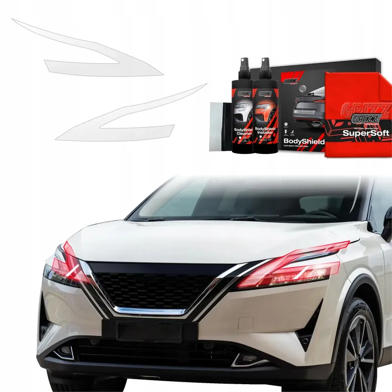 2w1 Folia okleina PPF na lampy do Nissan Qashqai 3 (2021-2024) Grizz Oryginalny