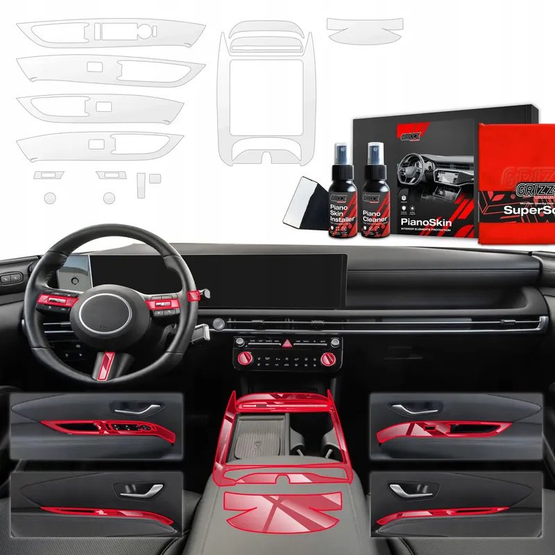 14w1 folia ochronna do wnętrza Hyundai Tucson Facelift (2024-2025) Popularny