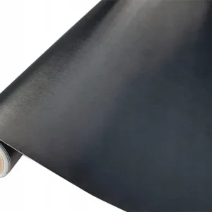 Folia rolka metalic szczotkowana czarna 1,52x30m Oryginalny