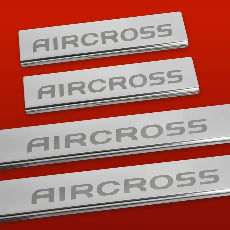 CITROEN C4 AIRCROSS Nakładki progowe ze stali nierdzewnej 304 Wykończenie p Rabat