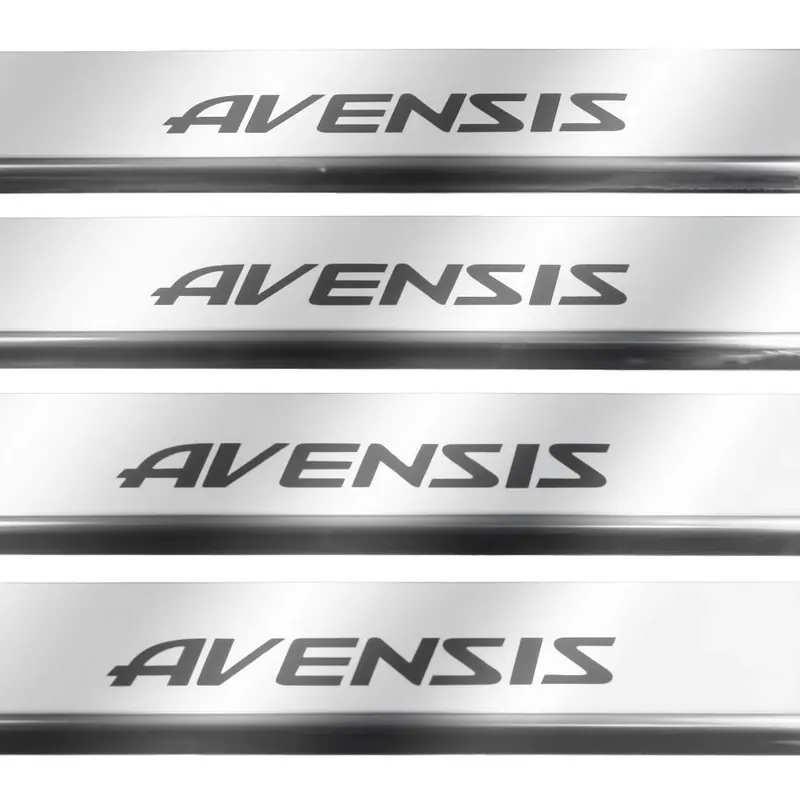 Zamów teraz TOYOTA AVENSIS MK3 T27 TRD Listwy progowe 304 połysk wykończenie ze stali n