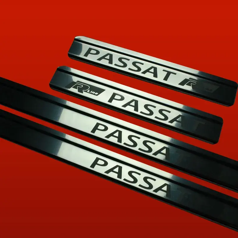 VOLKSWAGEN PASSAT B6 PASSAT RLINE Nakładki progowe ze stali nierdzewnej 304 Oryginalny
