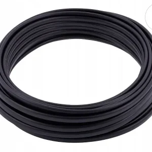 Szybka dostawa Listwa dekoracyjna ozdobna rantowa ochronna czarna 8 x 6 mm x 20 m profil U