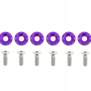 Śrubki ozdobne M6x1.0 15mm D1 Purple Autentyczny