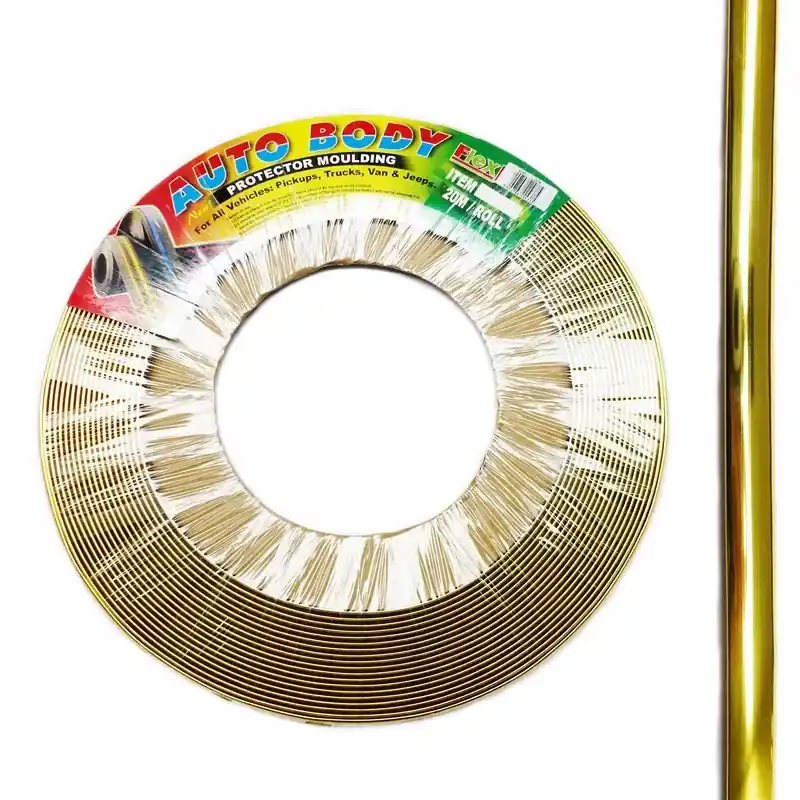 LISTWA OZDOBNA GOLD 6X2mm ROLKA 20m Złota Darmowa dostawa