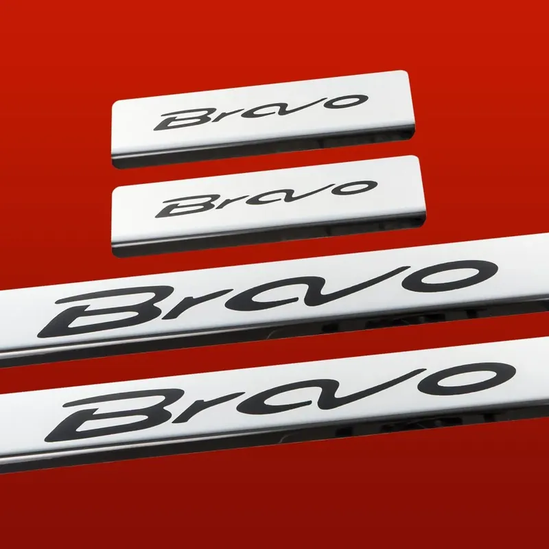 Kup teraz FIAT BRAVO MK2 Nakładki progowe ze stali nierdzewnej 304 Wykończenie połysk