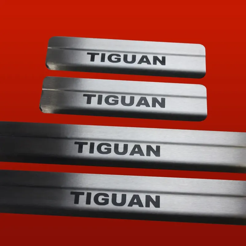 Tylko dziś VOLKSWAGEN TIGUAN MK1 Nakładki progowe ze stali nierdzewnej 304, czarne, ma