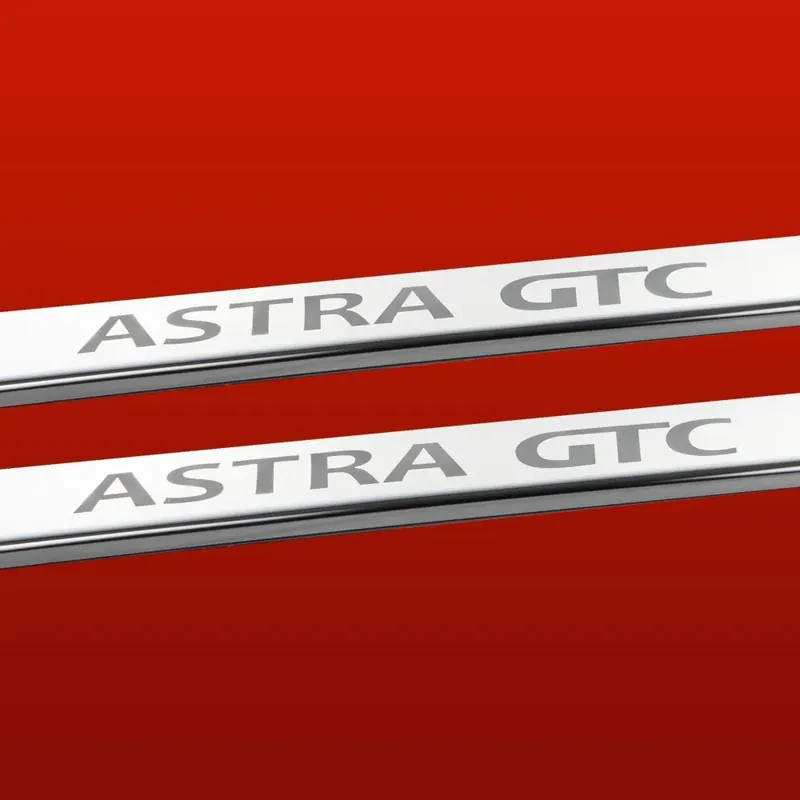 Bezpieczna płatność OPEL/VAUXHALL ASTRA MK5/H/III Nakładki progowe ASTRA GTC 3-drzwiowa stal ni