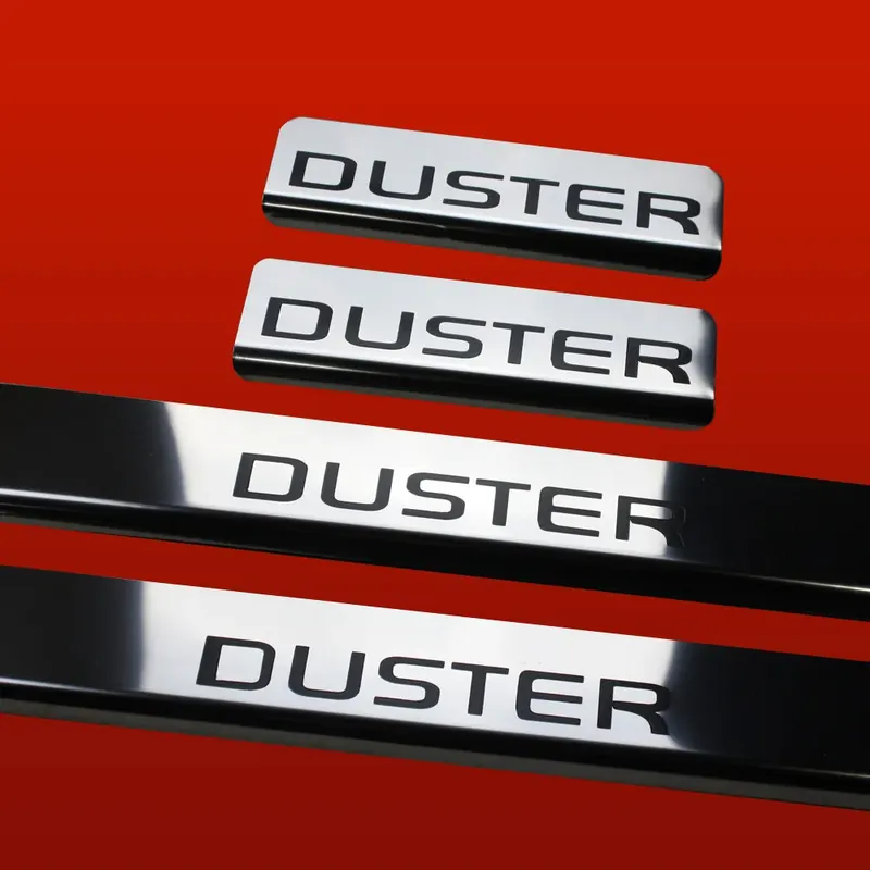 DACIA DUSTER MK1 Nakładki połysk ze stali nierdzewnej 304 Wykończenie lustr Premium