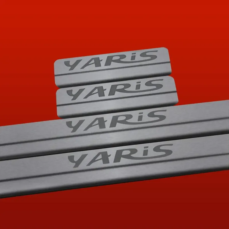 TOYOTA YARIS MK3 Listwy progowe Prefacelift 5 drzwi Stal nierdzewna 304 mat Ostatnia szansa