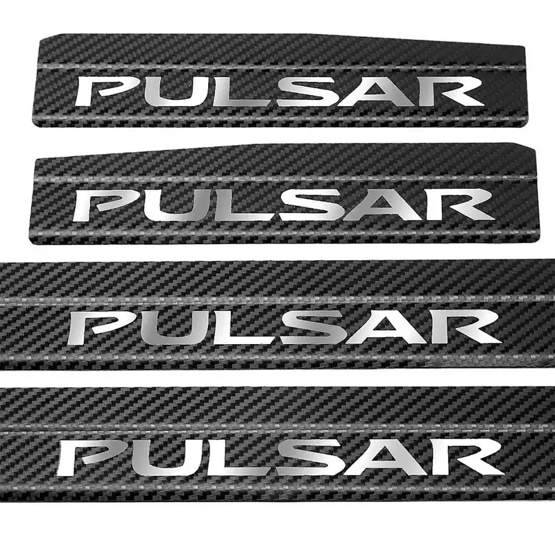 NISSAN PULSAR Nakładki progowe ze stali nierdzewnej 304 Wykończenie Carbon Kup teraz
