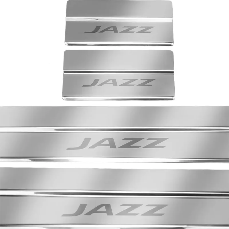 HONDA JAZZ MK4 Listwy progowe Facelift 304 Wykończenie połysk ze stali nier Nowość