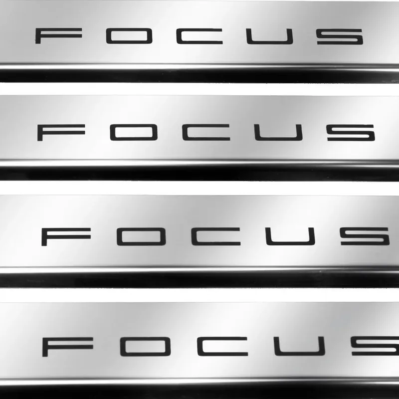 FORD FOCUS MK4 Nakładki progowe ze stali nierdzewnej 304 Wykończenie połysk Tani
