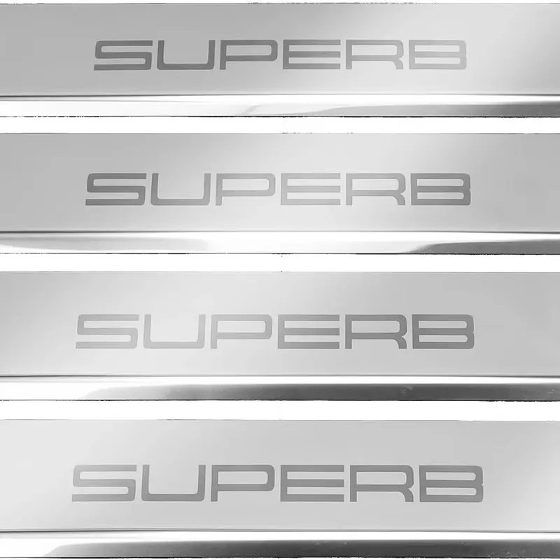 SKODA SUPERB MK3 Listwy progowe, wykończenie połysk ze stali nierdzewnej 30 Darmowa dostawa