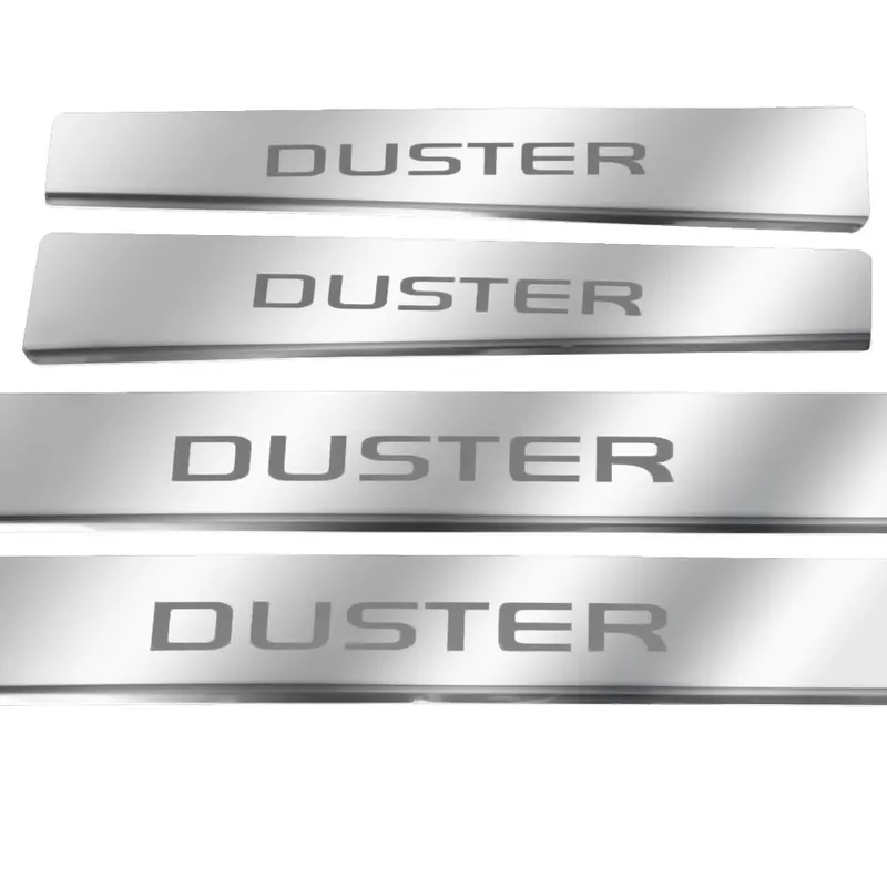 Bezpieczna płatność DACIA DUSTER MK2 Nakładki progowe ze stali nierdzewnej 304 Wykończenie poły