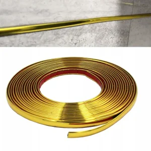 Listwa ozdobna taśma samoprzylepna złota 17 mm 5m Wysoka jakość