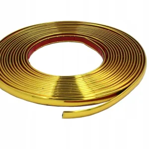 Ostatnia szansa Listwa ozdobna taśma samoprzylepna złota 9mm 8m