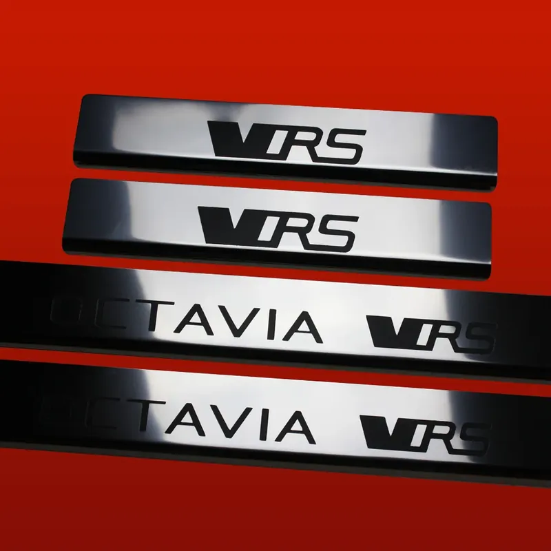 Oryginalny SKODA OCTAVIA MK3 Nakładki progowe OCTAVIA VRS 304 stal nierdzewna Wykończe