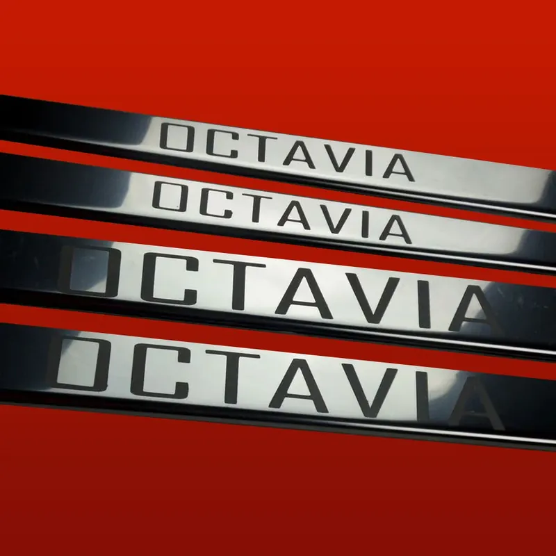 SKODA OCTAVIA MK1 Nakładki progowe ze stali nierdzewnej 304, wykończenie po Najlepsza cena