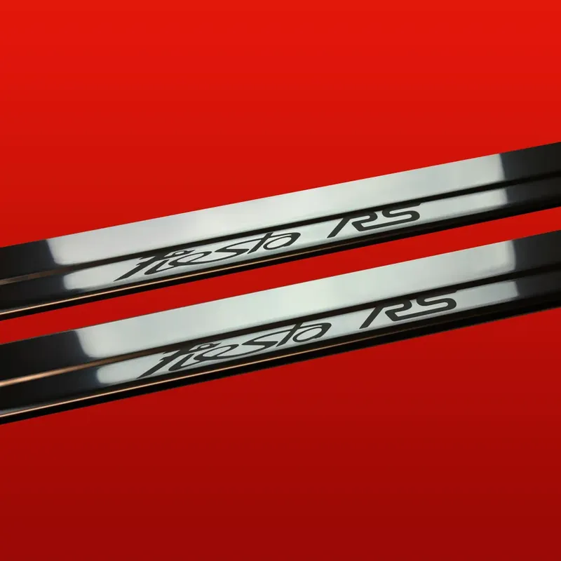 FORD FIESTA MK7 Nakładki progowe FIESTA RS 3 drzwi Prefacelift Stal nierdze Ostatnia szansa