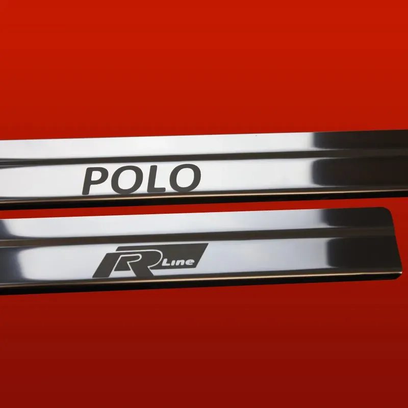 Zwrot pieniędzy VOLKSWAGEN POLO MK4 9N 9N3 Nakładki progowe POLO RLINE 3 drzwi stal nierdze