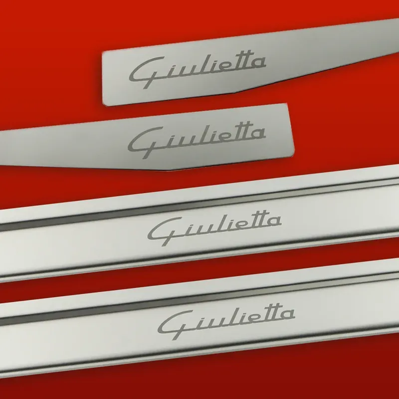 Szybka dostawa ALFA ROMEO GIULIETTA Listwy progowe Wykończenie matowe, stal nierdzewna 304