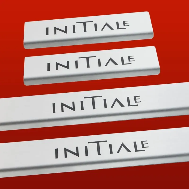 Wysoka jakość RENAULT TALISMAN INITIAL Nakładki progowe ze stali nierdzewnej 304 Napisy w