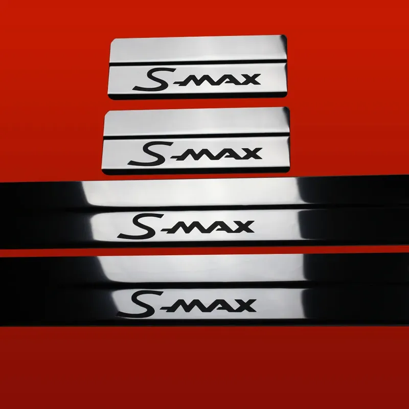 Zwrot pieniędzy FORD S-MAX MK1 Nakładki progowe ze stali nierdzewnej 304 Wykończenie połysk