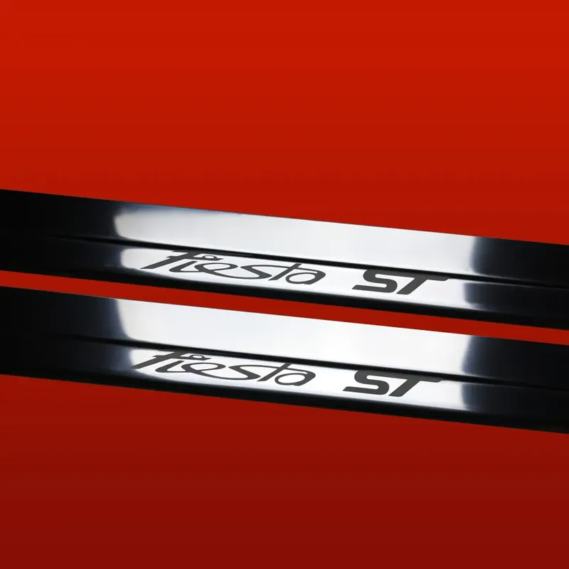 Oferta limitowana FORD FIESTA MK7 Nakładki progowe FIESTA ST 3 drzwi Prefacelift Stal nierdze