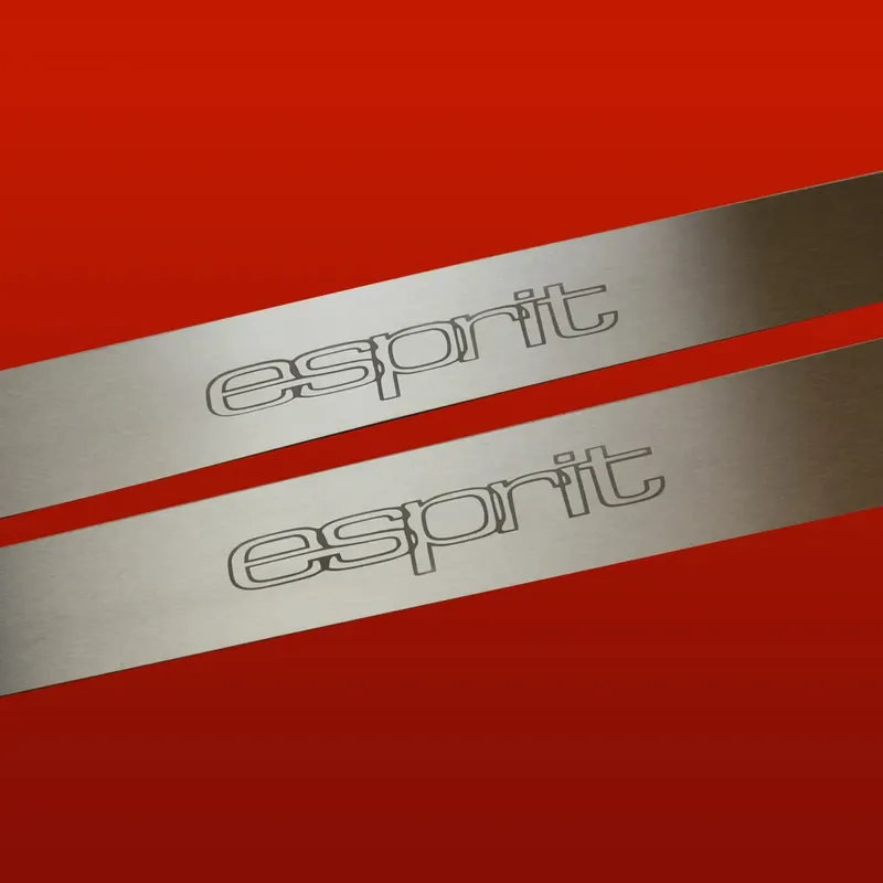 LOTUS ESPRIT Nakładki progowe ze stali nierdzewnej 304, wykończenie matowe Oferta limitowana