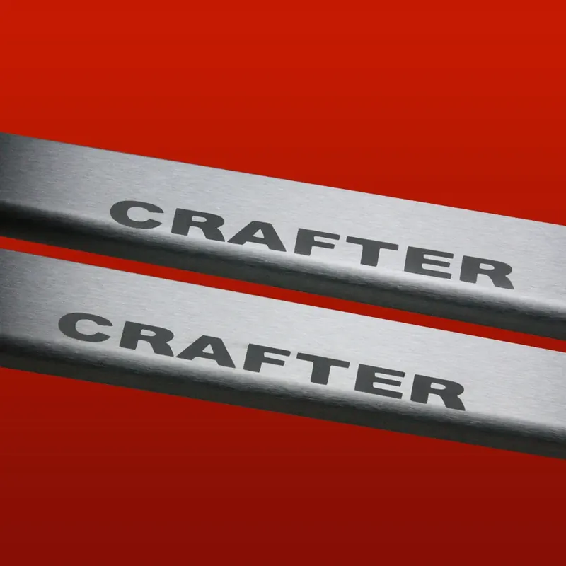 VOLKSWAGEN CRAFTER MK1 Listwy progowe Wykończenie matowe, stal nierdzewna 3 Kup teraz