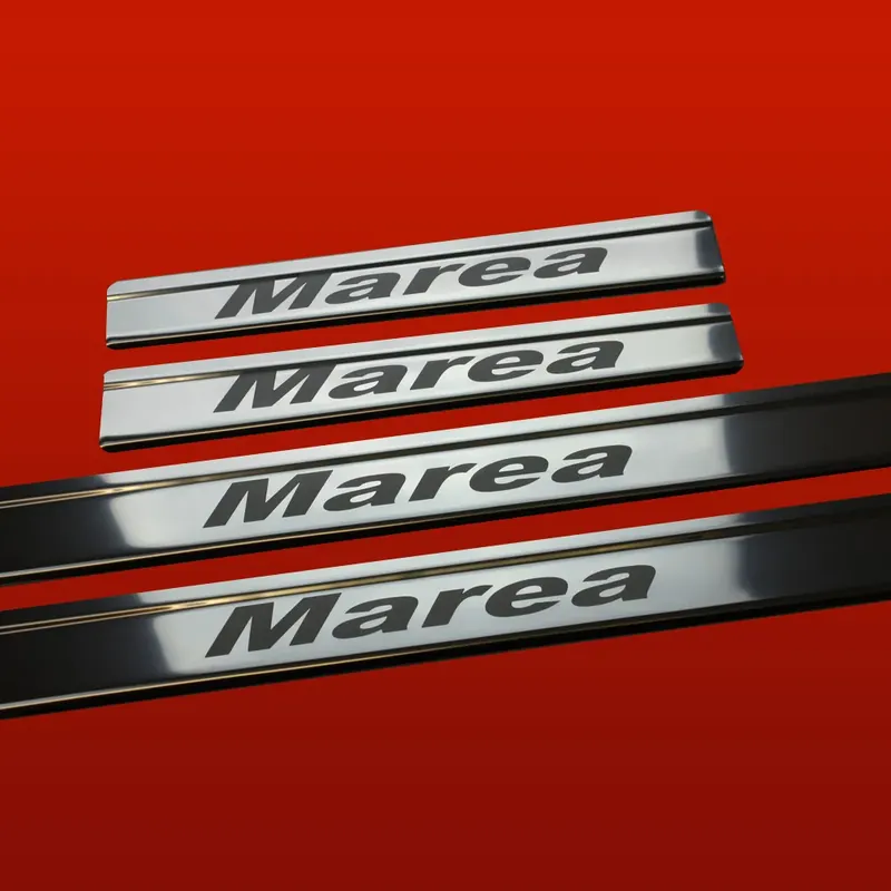 FIAT MAREA Nakładki progowe ze stali nierdzewnej 304 z wykończeniem połysk Zwrot pieniędzy