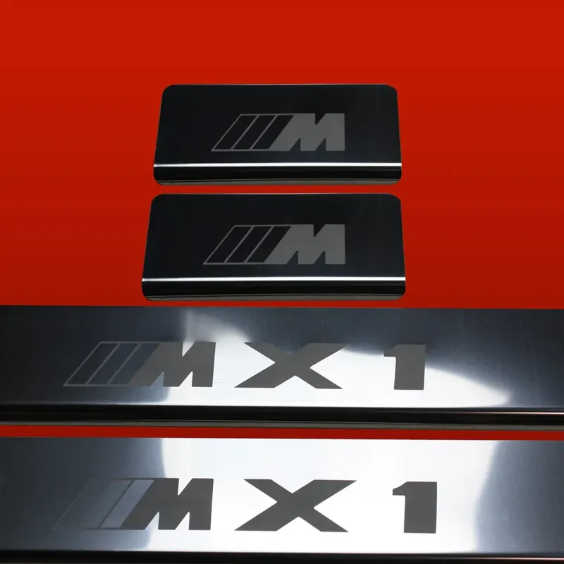 Nowość BMW X1 E84 Listwy progowe M3 X1 304 połysk wykończenie ze stali nierdzewnej