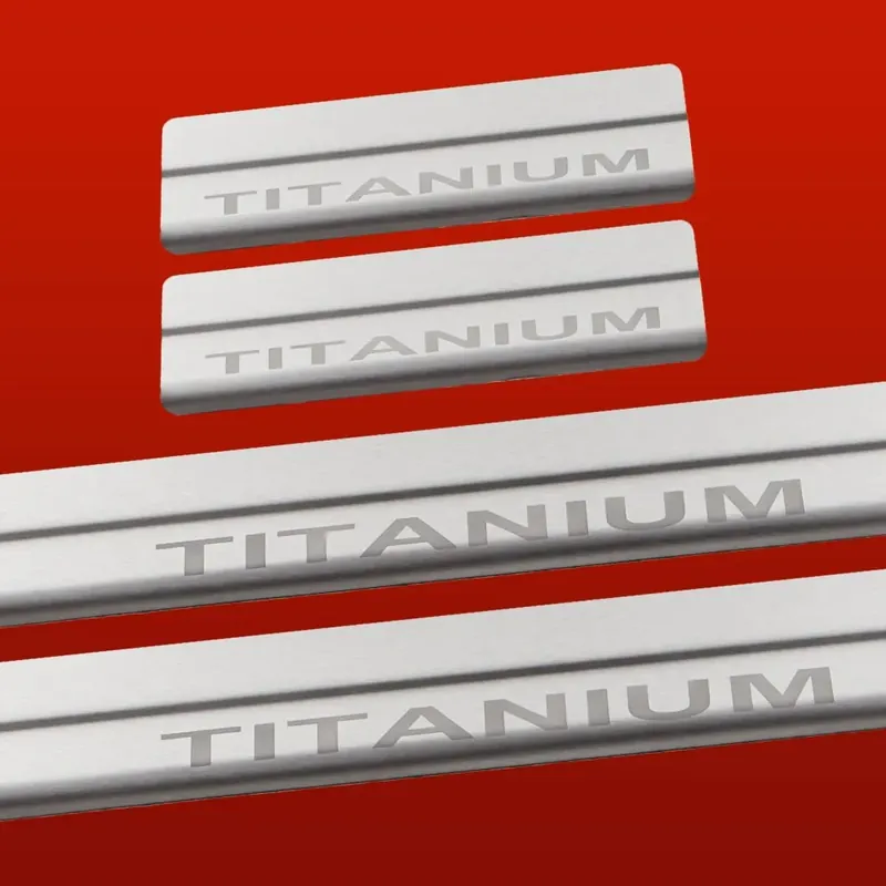 Wysoka jakość FORD FIESTA MK7 Nakładki progowe TITANIUM 5 drzwi Prefacelift 304 stal nier