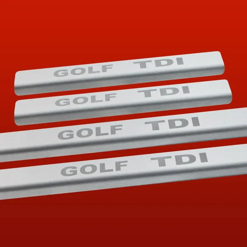 VOLKSWAGEN GOLF MK6 Nakładki progowe GOLF TDI 5 drzwi stal nierdzewna 304 w Tani