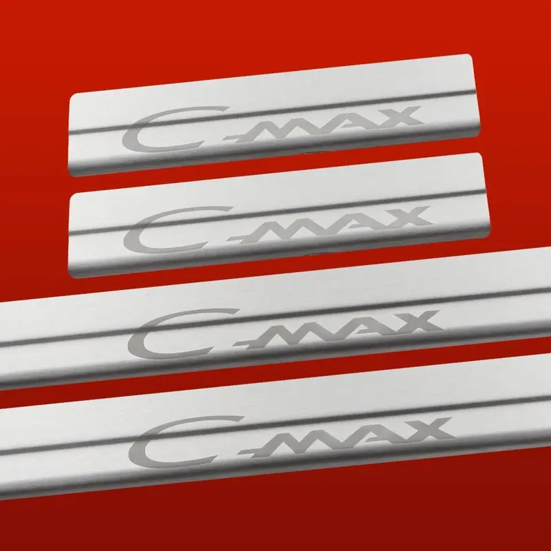 Kup teraz FORD C-MAX MK2 Nakładki progowe Wykończenie matowe, stal nierdzewna 304