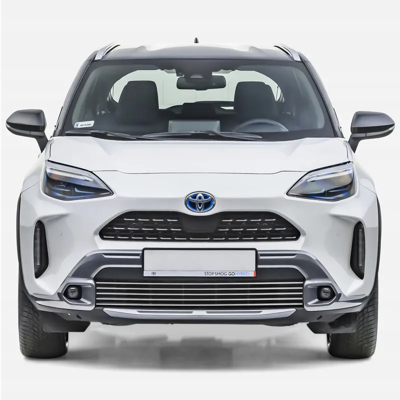 Tani Toyota Yaris Cross - Listwy CHROM GRILL na atrapę zderzak Chromowane